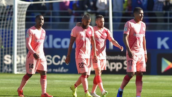 برشلونة يكتفي بالتعادل السلبي