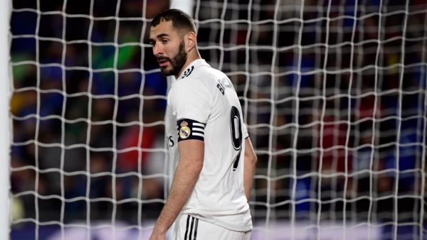 The forward's absence will come as a huge blow to Los Blancos