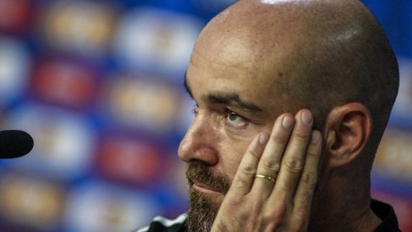  His side seemed on pace for a second-straight draw before falling to a late strike, leaving the manager to rue the painful result 