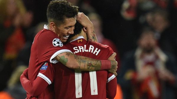 Firmino is delighted to see Salah back among the goals