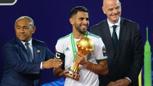 The Algeria international was instrumental in his country's unexpected Afcon triumph, and upstaged Sadio Mane and Mohamed Salah for a second time