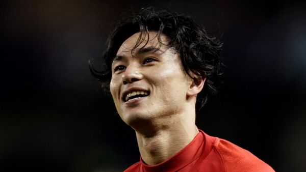  The Japan international, who has agreed a January switch to Anfield, claims to be relishing the opportunity to work with "many world-class players" 