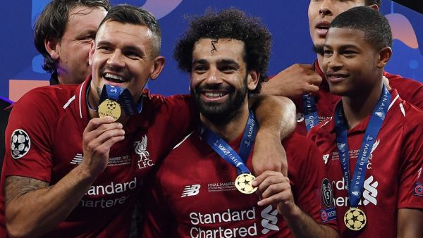  Twelve months after injury forced him off in Kiev, the Egyptian scored and sealed European glory in Madrid as Liverpool beat Tottenham 