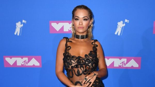 British singer Rita Ora at the 2018 MTV Video Music Awards at Radio City Music Hall on August 20, 2018 in New York City. (ANGELA WEISS / AFP)