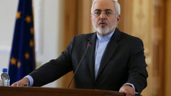 Iran's Foreign Minister Mohammad Javad Zarif speaks in April 2016 in Tehran (AFP)