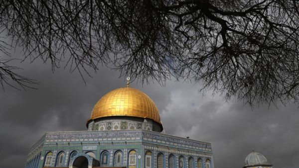The Dome of the Rock in Jerusalem’s Old City in Al-Aqsa mosque compound. (Ahmad Gharabli / AFP)