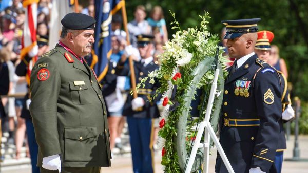 Jordanian Chairman of the Joint Chiefs of Staff Lt. Gen. Mahmoud Freihat. (Twitter)