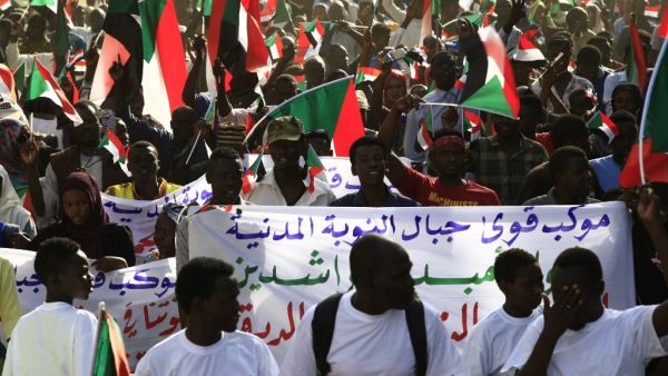 Sudanese demonstrators are expected to stage a "million-strong" march on Thursday to press for a civilian administration. (AFP)