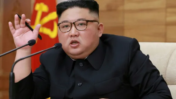 North Korean leader Kim Jong Un. (KCNA VIA KNS/AFP)