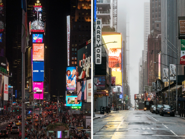 6 Touristic Cities Before and During COVID-19