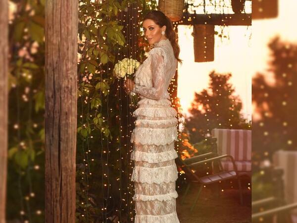 Carla Haddad's Intimate Wedding