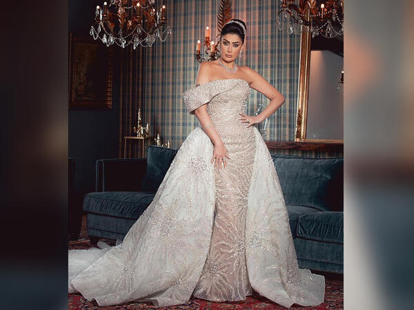 Actresses Sporting Wedding Gowns on Set