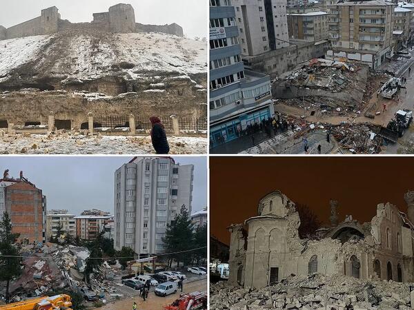 زلزال تركيا وسوريا 2023 ... قبل وبعد!