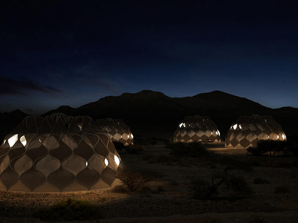 modern refugee tent design