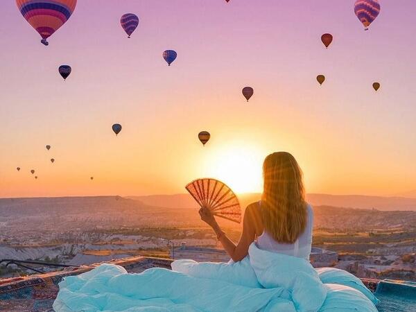 Cappadocia Balloon View  (Twitter)