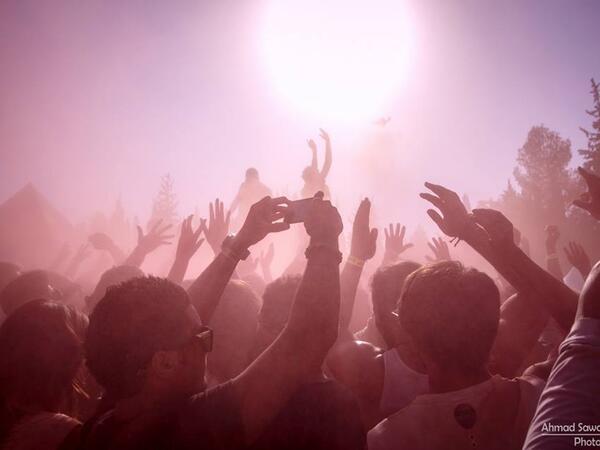 Intl Color Festival held in Amman, Jordan. (Facebook)