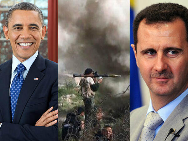 Obama war Assad