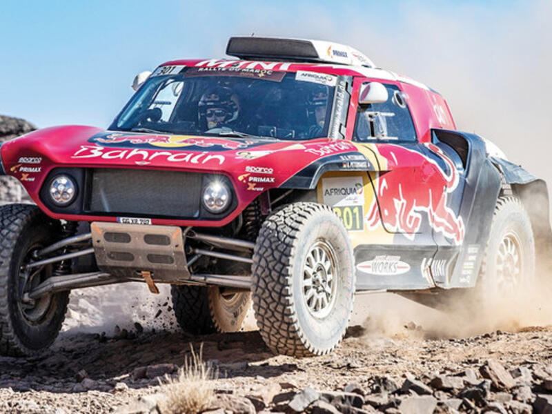 Andrea Peterhansel and wife co-driver Stephane Peterhansel in a MINI John Cooper Rally Works Buggies built by X-raid. (Photo/Supplied)