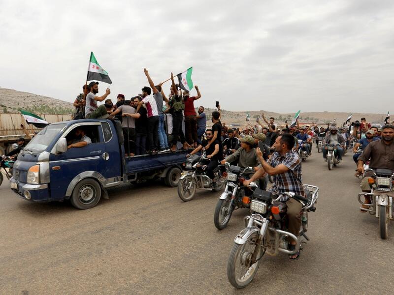 Sarout, 27, was among dozens of fighters killed since June 6 in clashes with regime forces on the edges of the Idlib region. OMAR HAJ KADOUR / AFP 