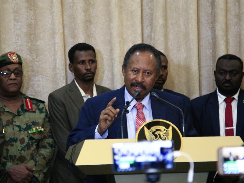 Abdallah Hamdok, speaks after being sworn in as Sudan's interim prime minister in the capital Khartoum on August 21, 2019. (AFP/ File Photo) Abdallah Hamdok, speaks after being sworn in as Sudan's interim prime minister in the capital Khartoum on August 21, 2019. (AFP/ File Photo)