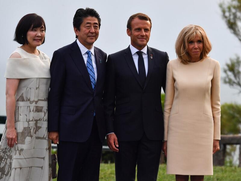 Shadowed by the threat of global recession, a U.S. trade war with China and the possibility of one against Europe, the posturing by leaders of the G-7 rich democracies began well before they stood together for a summit photo. Nicholas Kamm / AFP