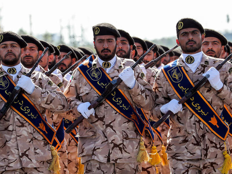 Iran's Revolutionary Guard soldiers. (AFP/ File Photo)