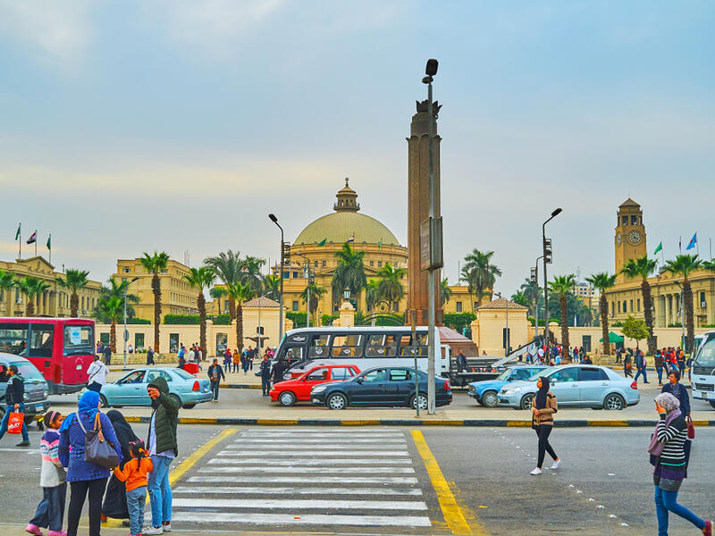 The Faculty of Arts of Cairo University. (Shutterstock/ File Photo)