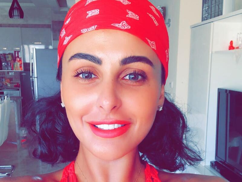 Jordanian actress Mais Hamdan posted on her Instagram a video of herself singing Source @maishamdanoff Instagram