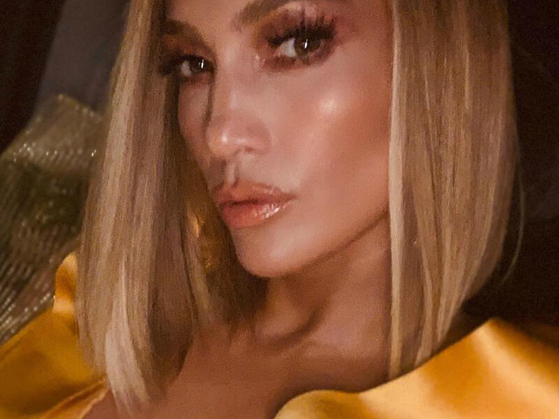 Jennifer Lopez appeared in a yellow dress from Egyptian fashion house Maison Yeya Source jlo Instagram