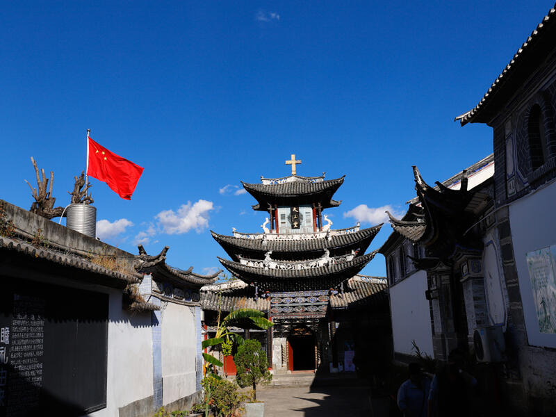 Cathedral of the Sacred Heart the main Catholic church of Dali, Yunnan, China. Dali, Yunnan, China .(Shutterstock/ File Photo)