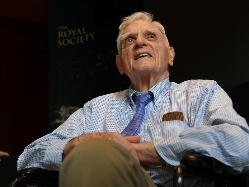 American professor and solid-state physicist, John Goodenough, one of three winners of the Nobel Chemistry Prize, attends a press conference at The Royal Society in London on October 9, 2019. (AFP/ File Photo)