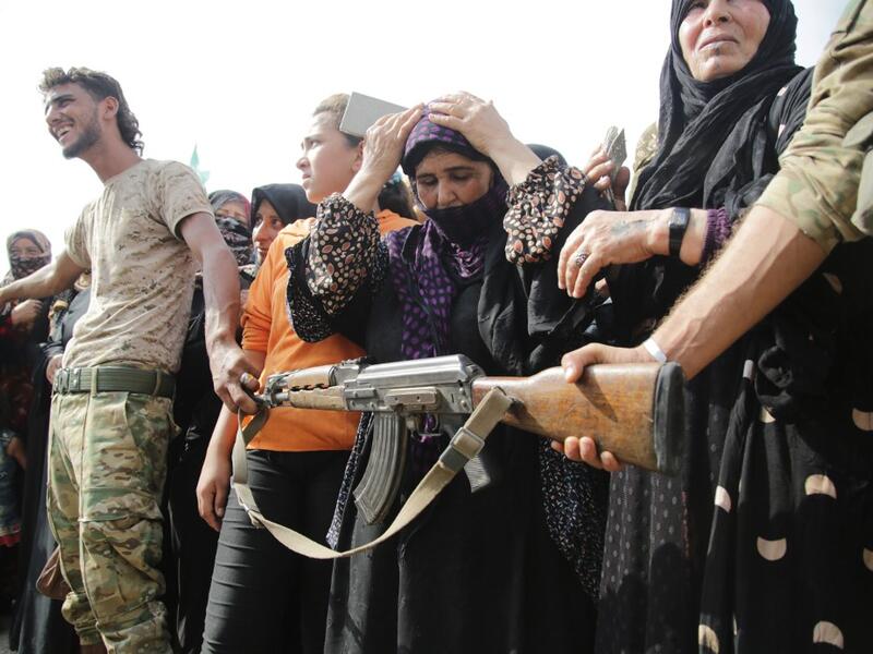 Turkish and Kurdish leaders traded accusations of violating a US-brokered truce in northeastern Syria, which aimed to halt a Turkish-led offensive on Kurdish forces that has killed dozens of civilians and prompted hundreds of thousands to flee their homes, in the latest humanitarian crisis of Syria's eight-year civil war. Bakr ALKASEM / AFP