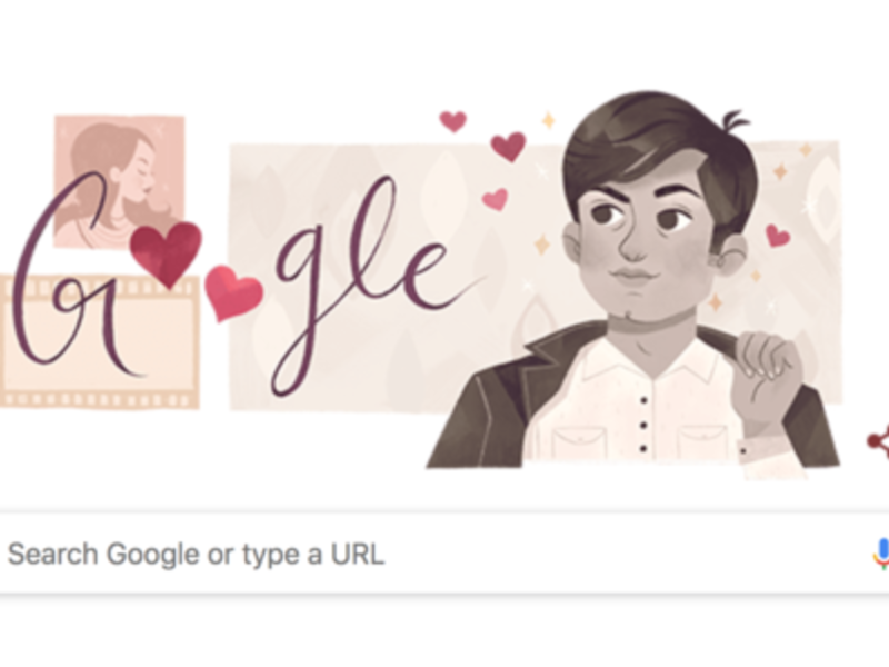 Google Doodle celebrates Pakistani actor, Waheed Murad's 81st birthday on 2nd October, with a customized homepage on the Google search engine. (Photo: screen-grab of Google homepage) Google Doodle celebrates Pakistani actor, Waheed Murad's 81st birthday on 2nd October, with a customized homepage on the Google search engine. (Photo: screen-grab of Google homepage)