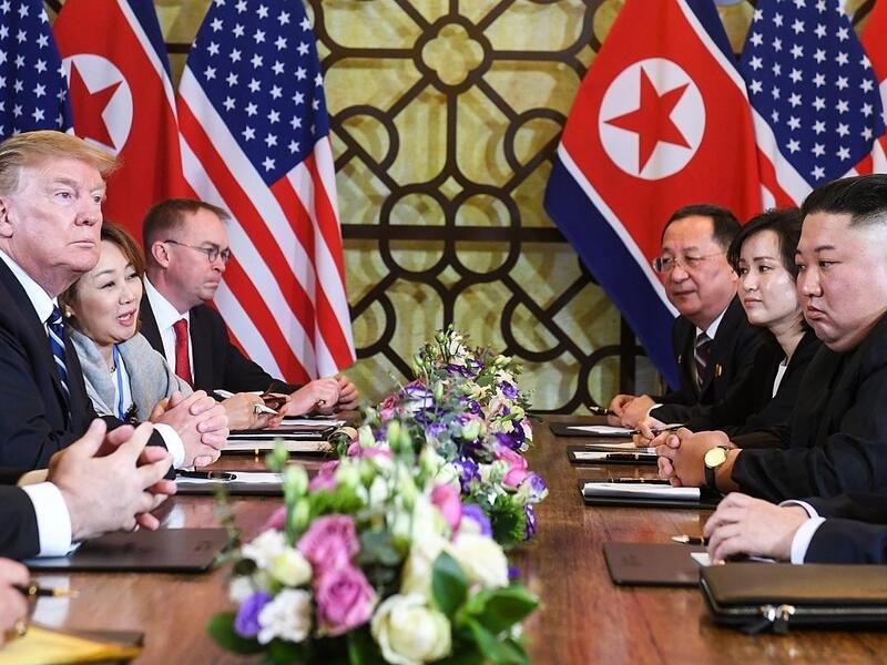 The summit between US President Donald Trump and North Korea’s leader Kim Jong-un ended with no deal. (AFP)