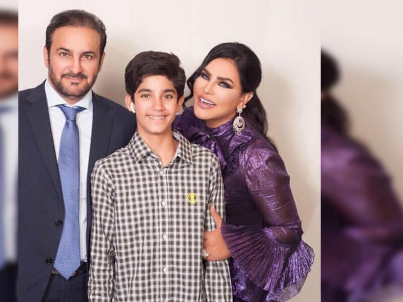 Ahlam and son Fahed