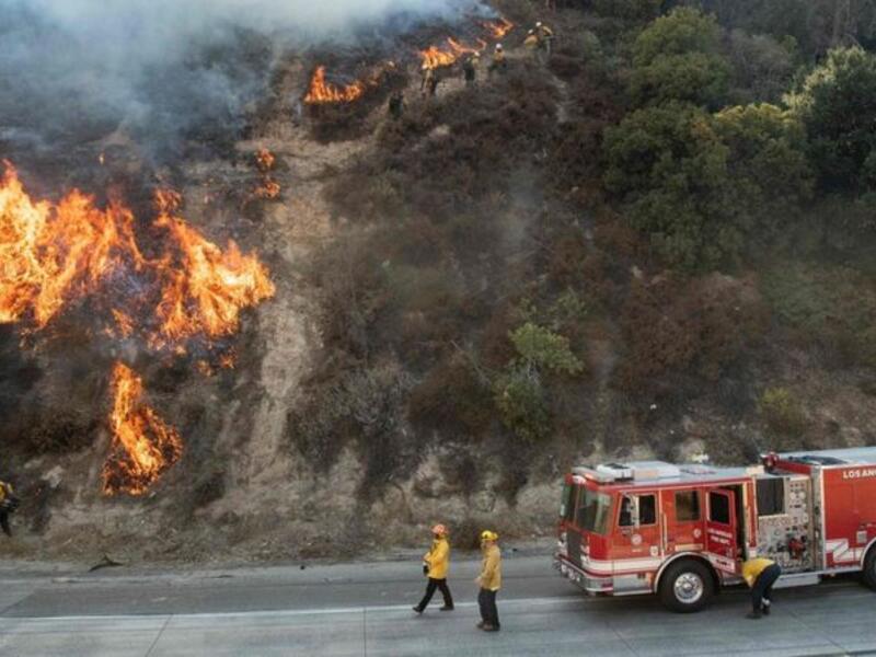 Firefighters are working hard to put out the fires. (AFP/ File)