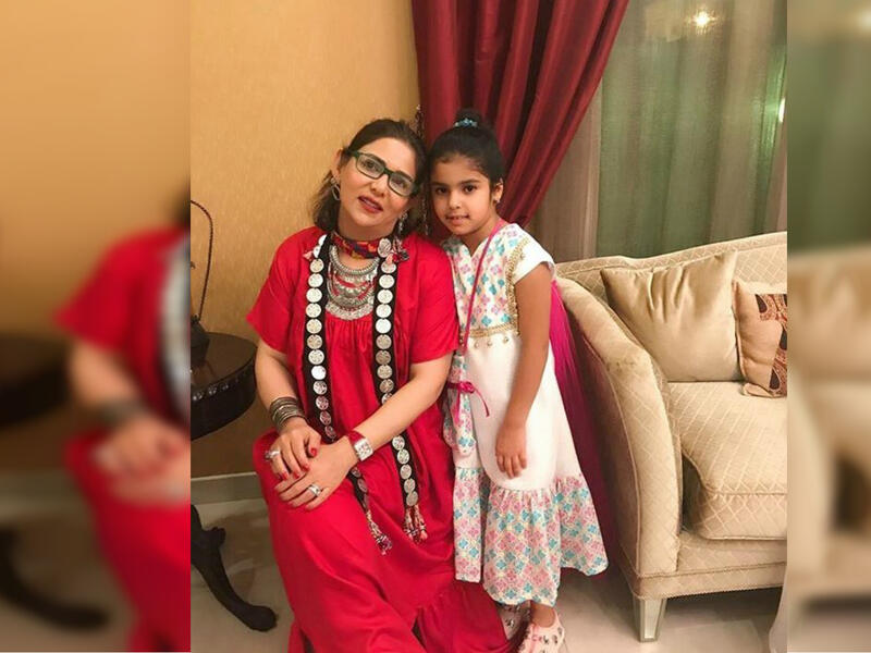 Nawal Alkuwaitya and daughter Haneen