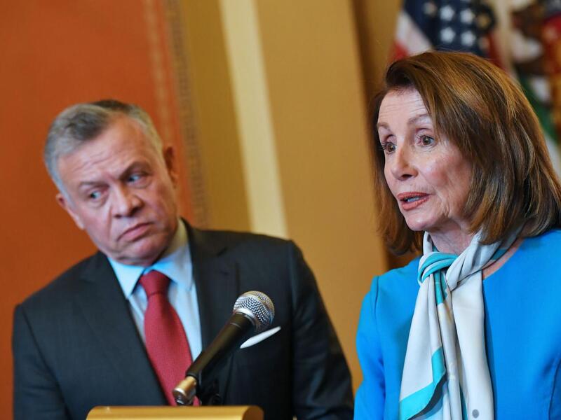House Speaker Nancy Pelosi, right, said Saturday's visit came at 'a critical time for the security and stability of the region'. (AFP/ File Photo)