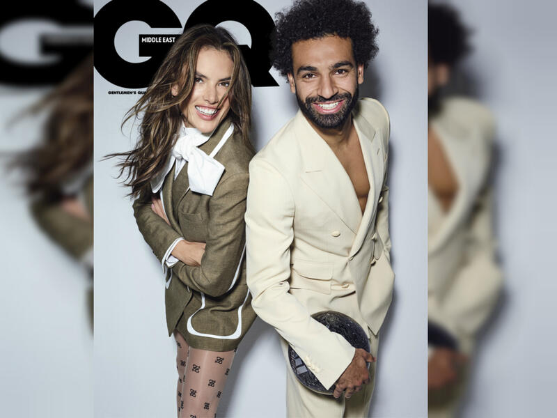 GQ’s Man of The Year 2019 Mohamed Salah With Brazilian Model Alessandra Ambrosio