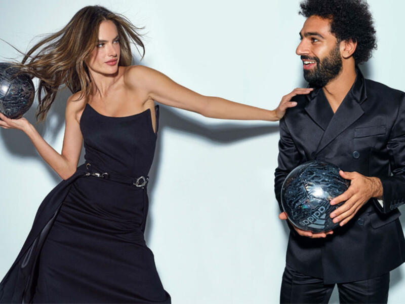 GQ’s Man of The Year 2019 Mohamed Salah With Brazilian Model Alessandra Ambrosio