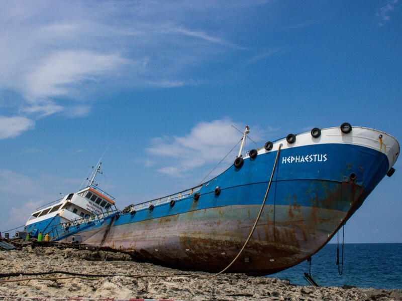 An abandoned ship on the shore in St Paul's bay, Malta.  (Shutterstock/ File Photo) An abandoned ship on the shore in St Paul's bay, Malta.  (Shutterstock/ File Photo)