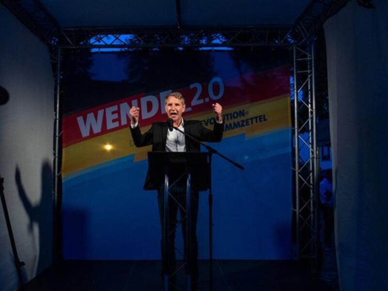 Bjoern Hoecke, top co-candiate for Thuringian state elections of the far-right AfD (Alternative for Germany) party (Twitter) Bjoern Hoecke, top co-candiate for Thuringian state elections of the far-right AfD (Alternative for Germany) party (Twitter)