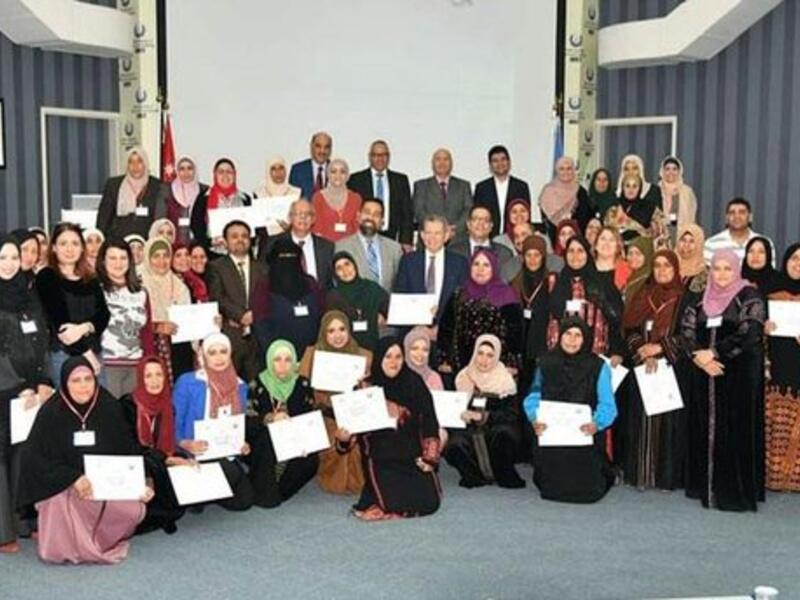 Bedouin women graduate from JUST (Twitter)