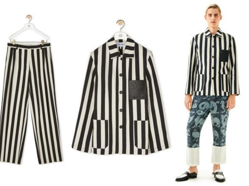 Outfit that was compared to a Nazi concentration camp uniform (Twitter)
