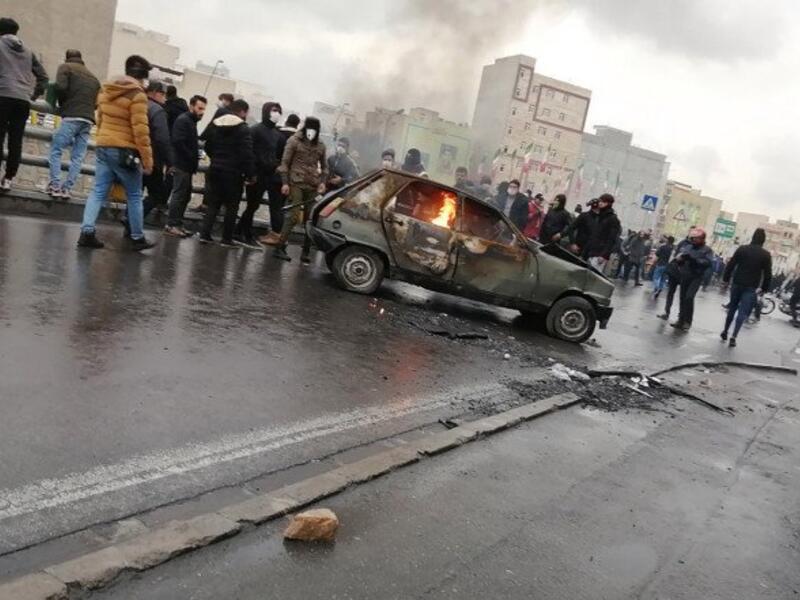 Iran racked by protests (Twitter)