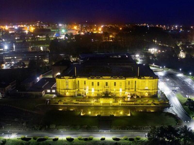 The National Library of Wales in Aberystwyth (Twitter)