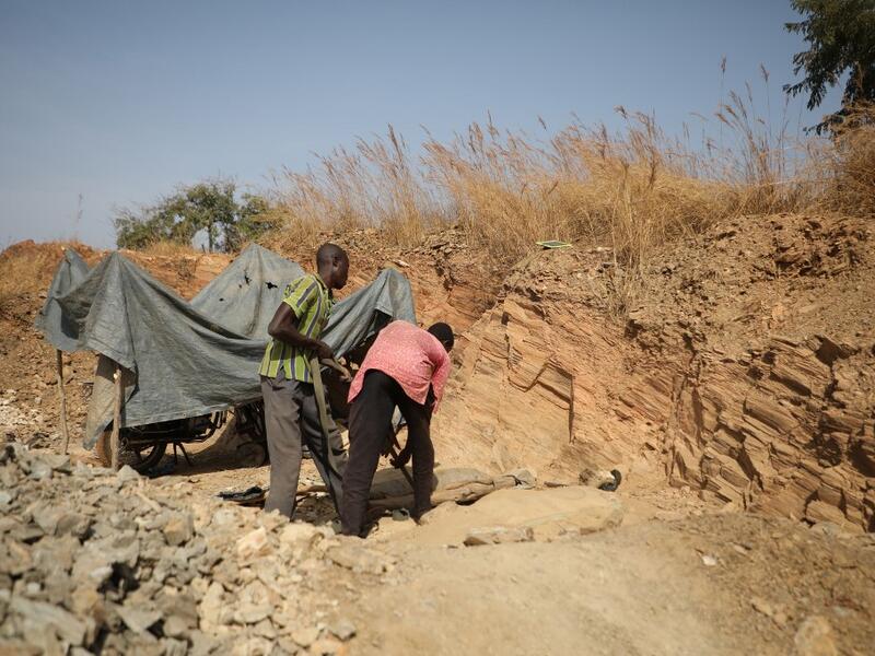 But in recent years their trade has become increasingly unsafe. The mines lie within the reach of heavily-armed groups -- dubbed "bandits" by the local authorities -- that have been terrorising this remote region.  Kola Sulaimon / AFP
