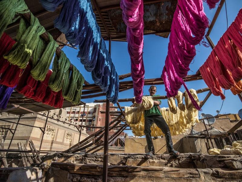 The workshop in Islamic Cairo has been going strong for over a hundred years. Khaled DESOUKI / AFP