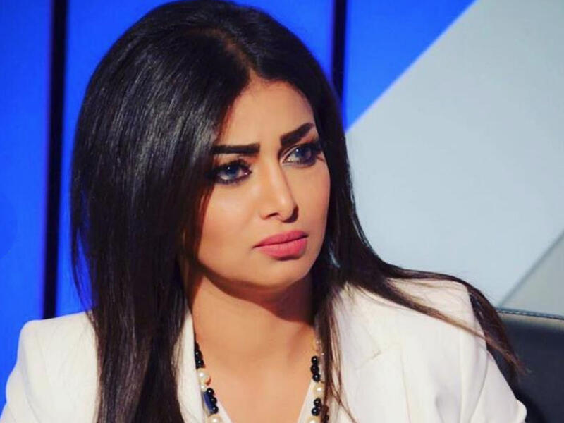 Sahar appeared on the show wearing black clothes