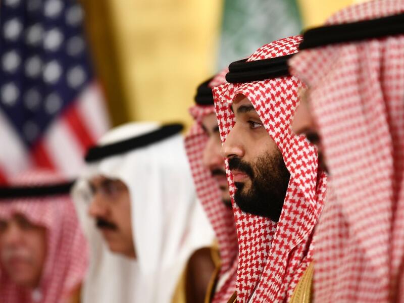 Saudi Crown Prince Mohammed bin Salman attends the G20 summit in Osaka in June (AFP)